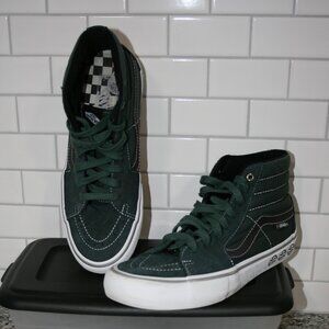 Vans Hightop Forrest Green Shoes